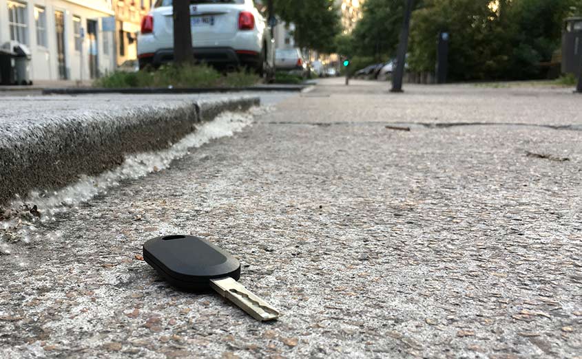 Perte de clé de voiture à Lyon